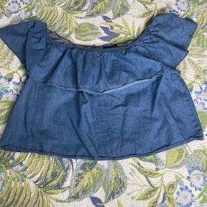 nean crop top blouse